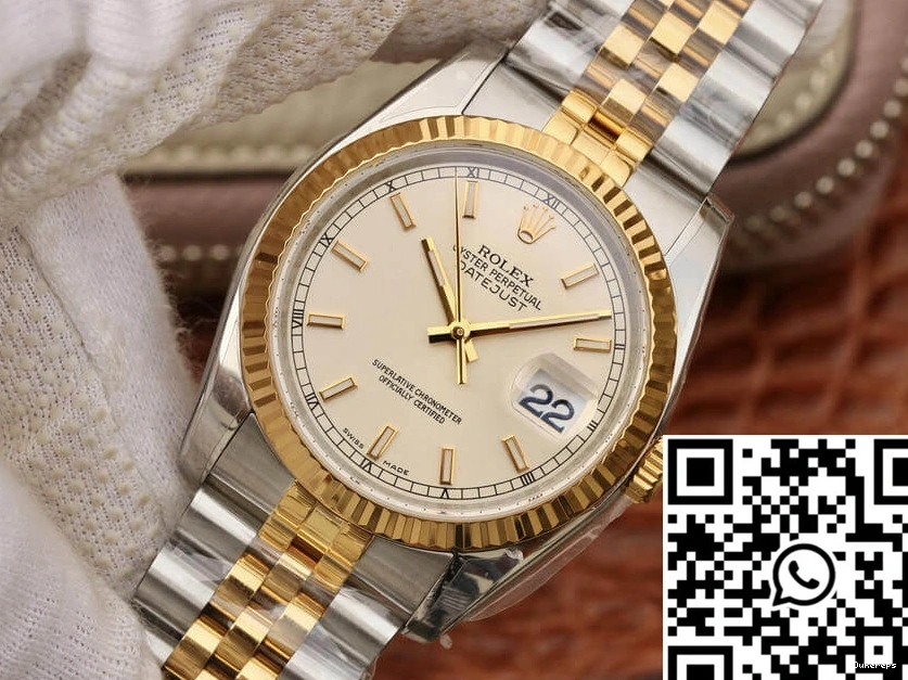 Rolex Gold AR 36MM Factory Yellow 116233 Datejust 0504